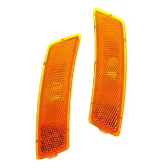 Front Amber/White Rear Red LED Car Bumper Side Marker Lights Set For Volkswagen Passat B5 5 2001 2005 By Gtinthebox