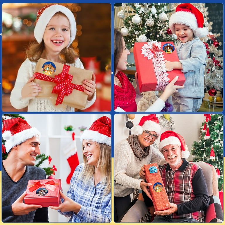 WaaHome 36pcs Happy Birthday Jesus Nativity Stickers for Kids