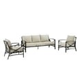 thumbnail image 6 of Crosley Furniture Kaplan Oil Rubbed Bronze 3 Piece Outdoor Sofa Set with Oatmeal Cushions, 6 of 11