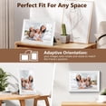 thumbnail image 4 of Smart White Digital Picture Frame WiFi Send Photos from Your Phone 16GB Storage 10.1inch 1280x800 IPS Touch Screen Digital Photo Frame Auto-Rotate Wall Mo, 4 of 7