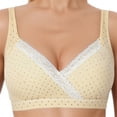thumbnail image 2 of Taqqpue Maternity Nursing Bras, Seamless Maternity Bra for Pregnancy & Breastfeeding, Lace Comfortable Wireless Bra With Breast Pads, 2 of 4