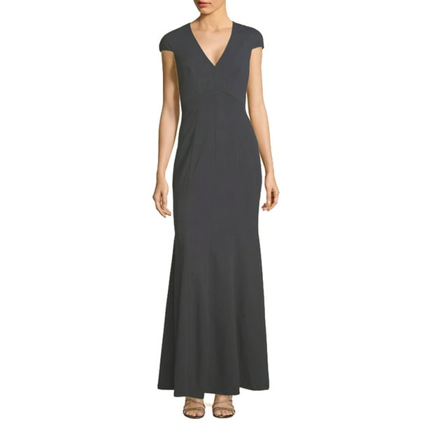 calvin klein cap sleeve gown