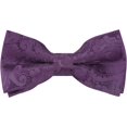 thumbnail image 1 of LAICAIW Solid Banded Adjustable Length Pre-tied Boy's Bow Tie, 1 of 7