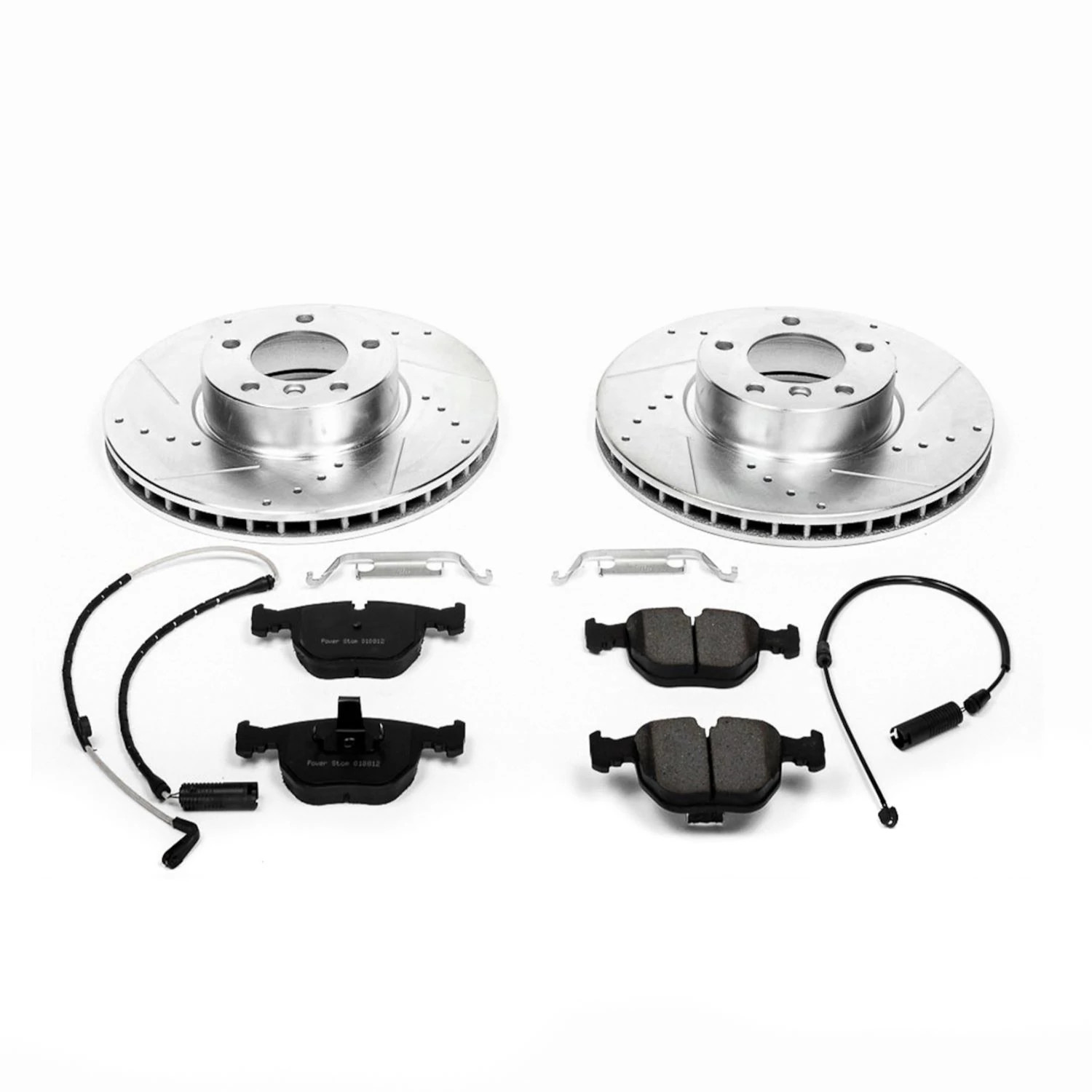 PowerStop Front Z23 Evolution Sport Carbon-Fiber Ceramic Brake Pad and Drilled & Slotted Rotor Kit Fits: BMW Select Models K944