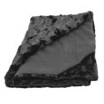 thumbnail image 1 of Designer Faux Synthetic Fur Throw Black, 1 of 1