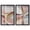 Black Frame, variant on Gold Split Duo Shadowbox Print Abstract Boho Art Set by Art Remedy, Blonde Frame, 10 x 15