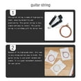 thumbnail image 3 of Xingzhi Guitar String Steel Rust-proof Folk Easily Install Simple Design Acoustic Strings Brass Sweet Gift Replaced Tools Chords Copper/Black, 3 of 6