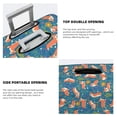 thumbnail image 6 of Wukai Corgi with Flowers Elastic Luggage Cover: Personalized Protection for Your Suitcase - Fits 19~29-inch, Washable & Durable Travel Companion-Large, 6 of 8