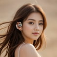 thumbnail image 4 of up to 65% off karymi Open Ear Headphones Bluetooth 5.4 Open Ear Earbuds Wireless Headphones with MIC Digital Display Battery Capacity High Sound Quality for Sports Summer Clearance, 4 of 8