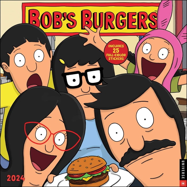 Bob's Burgers 2024 Wall Calendar (Calendar) - Walmart.com bob-s-burgers-2024-wall-calendar-calendar-walmart-com