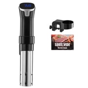 KFFKFF Sous Vide Precision Cooker, 1100W Immersion Circulator with WiFi, LED Display, Quick Heating, Precise Temperature and Timer Control, Stainless Steel Construction