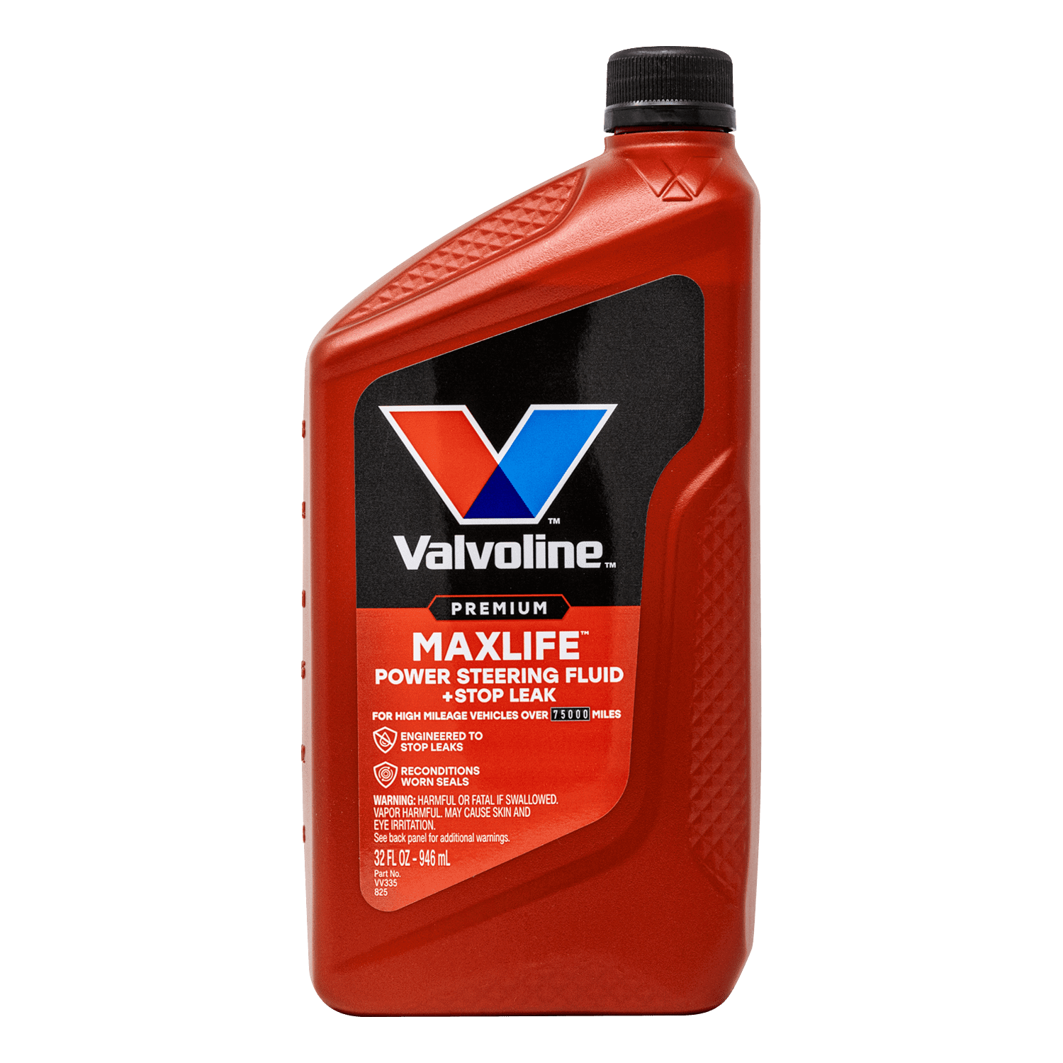 (12 pack) Valvoline MAXLIFE Power Steering Fluid + Stop Leak - 32 oz for High Mileage Systems
