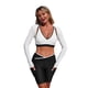 thumbnail image 3 of TaTaai Women's Sporty Two Piece Swimsuit, Solid Color Tangini with High Cut and Full Coverage, Perfect for Summer and Vacation Wear Gift, 3 of 9
