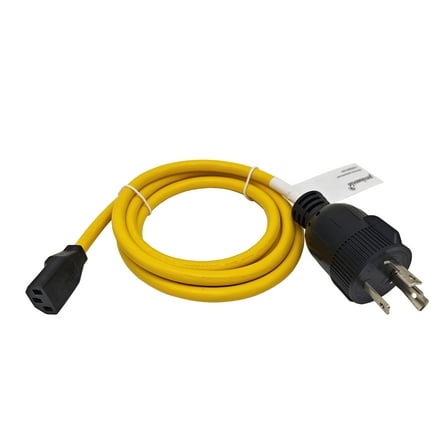 Parkworld 67584 Computer Power Cord NEMA L6-30P to IEC C13 , 16A, 250V, SJTW 14AWG/3C (6FT)