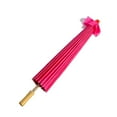 thumbnail image 2 of THY COLLECTIBLES 22" Kid's Size Japanese Chinese Umbrella Parasol for Wedding Parties, Photography, Costumes, Cosplay, Decoration and Other Events - Solid Color (Hot Pink), 2 of 3