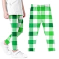 thumbnail image 6 of Yeaiivve St Patricks Day Kids Girls Leggings Pants Irish Shamrock Pint Yoga Pant Comfy Stretchy High Waist Stretchy Soft Tights Boys Summer Pant, 6 of 7