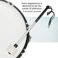 thumbnail image 3 of Yokua Nonslip Drum Mallet Stick Marchings Bass Drum Mallets Felt Head Drumstick, 3 of 10