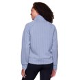 thumbnail image 3 of RBX Active Women's Relaxed Fit Cowl Neck Lightweight Cable Sweater, 3 of 5