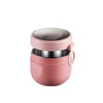 thumbnail image 1 of Matsuzay Fiambrera de 600ml de acero inoxidable, portátil, para escuela, senderismo, comida, frutas, contenedor de desayuno, fiambrera lavable para Mostrada Rosado Matsuzay HA072903-03, 1 of 6