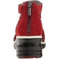 thumbnail image 2 of JAMBU ADVENTURE Womens Red Bungee Cords Perforated Naomi Round Toe Wedge Leather Dress Sandals 8.5 M, 2 of 5