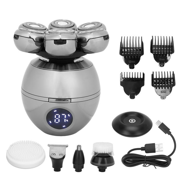 Oubit Rasoir pour Tête Chauve, Coupe-Cheveux Électrique Intelligent Rechargeable Méticuleusement Conçu