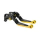thumbnail image 1 of Palancas de freno y embrague cortas y largas para Yamaha WR125X 09-15, palanca de freno ajustable de motocicleta, aleación de aluminio, mango negro con extremo dorado, 1 of 1