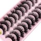 thumbnail image 3 of False Eyelashes Cat-Eye Fluffy Faux Mink Lashes 8D Wispy Lashes 10 Pairs Pack Dramatic Long Thick Volume Eyelashes, 3 of 3