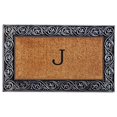 thumbnail image 1 of Home & More 10002SILVJ Prestige Silver Monogram Doormat (Letter J), 1 of 1