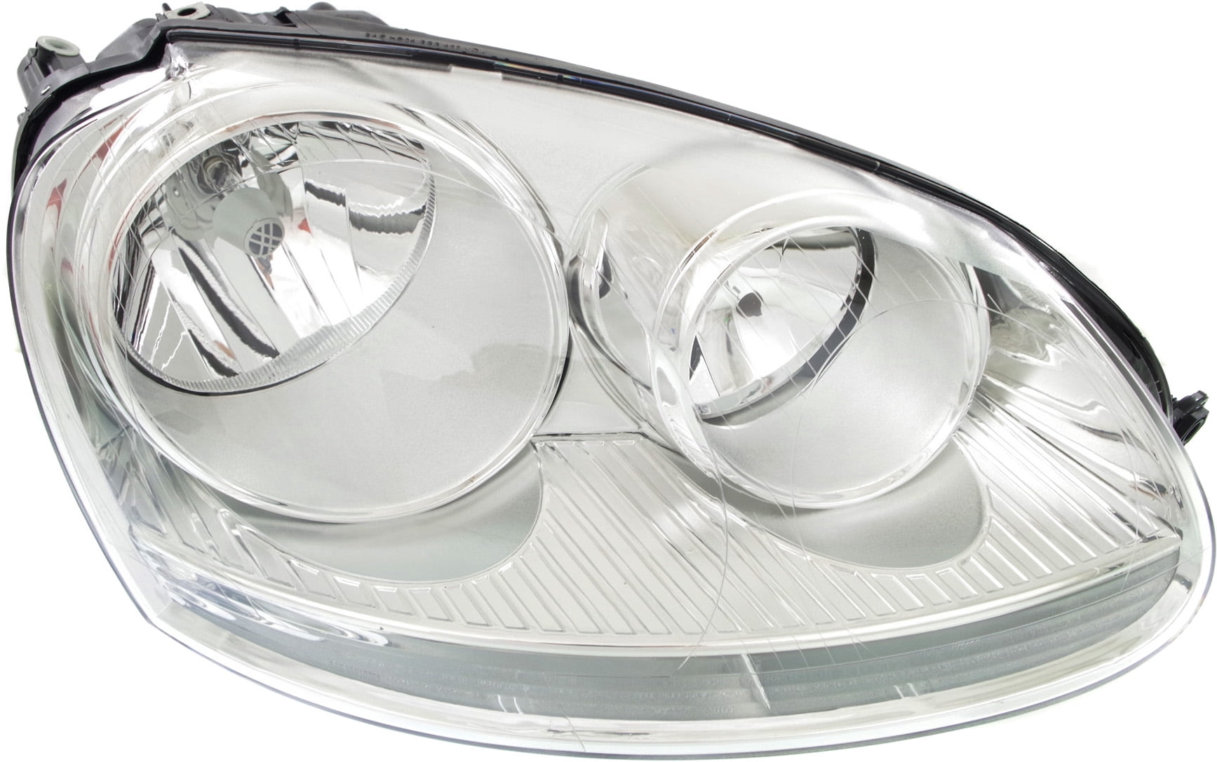 Headlight Compatible With 2006-2009 Volkswagen Rabbit GTI SET of 2 Left Driver and Right Passenger Side Halogen With bulb(s)