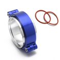 thumbnail image 2 of 4" 101mm Aluminum Quick Release V-Band Clamp for Intake Intercooler Pipe Blue-, 2 of 4