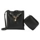 thumbnail image 1 of Bolsa Bandolera de Cuero para Mujer, Monedero Vintage Bolso de Hombro para Mensajero Bag para Trabajo Viaje Deporte Negro Baoblaze Bolsos de mano para mujeres, 1 of 7