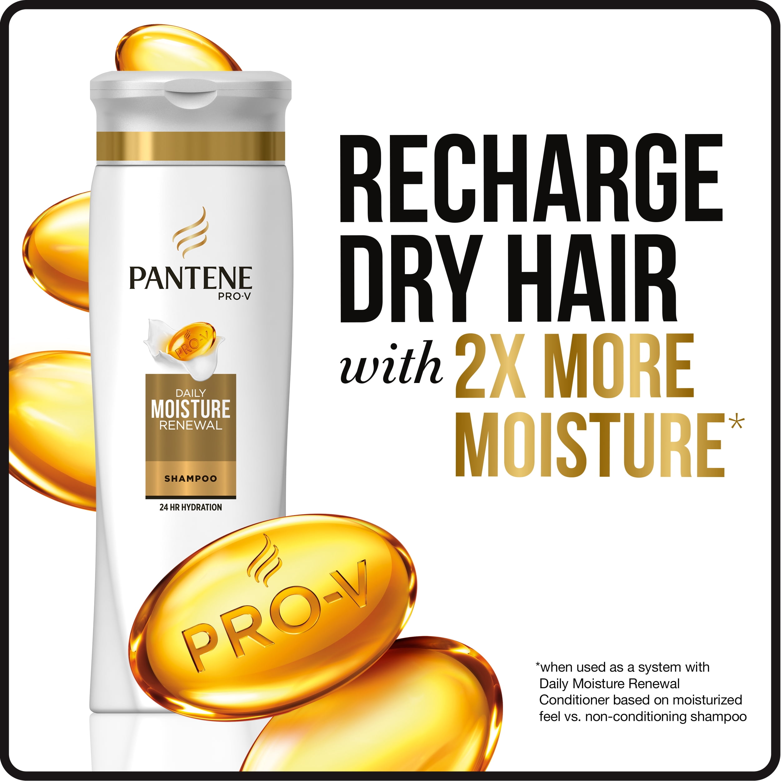 Pantene Pro-V Daily Moisture Renewal Shampoo, 20.1 fl oz