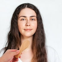 IBASETOY 3Pcs Mini Design Hair Combs Portable Detangling Combs for Women in Beige Color for Travel and Home