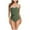 Glisme202-Army Green, variant on One Piece Swimsuit Women Swimwear Push Up Padded Bikini Bathing Suits Training Athletic Swimwear Sport Shirred Tank Swimwear Softness Beachwear Red