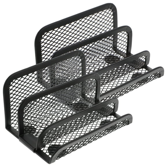 WRISTBIQUE Card Display Stand Metal Black 2Pcs 11.8X7.9X3.9in