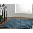 thumbnail image 2 of Trio Rope Qua Navy Area Rug 1.10x2.10 Transitional Contemporary Design, 2 of 8