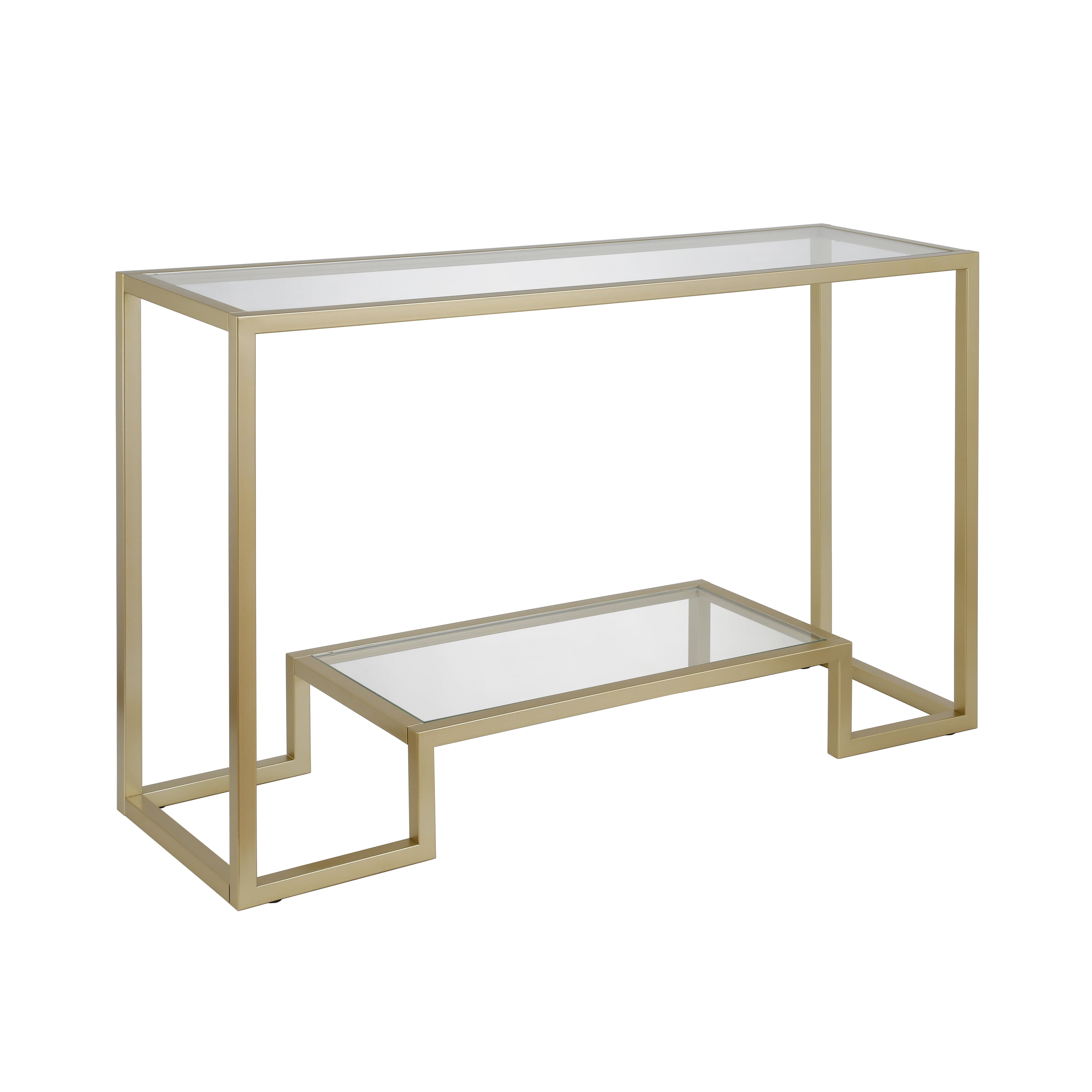 Evelyn Zoe Contemporary Console Table with Glass Top Oman Ubuy