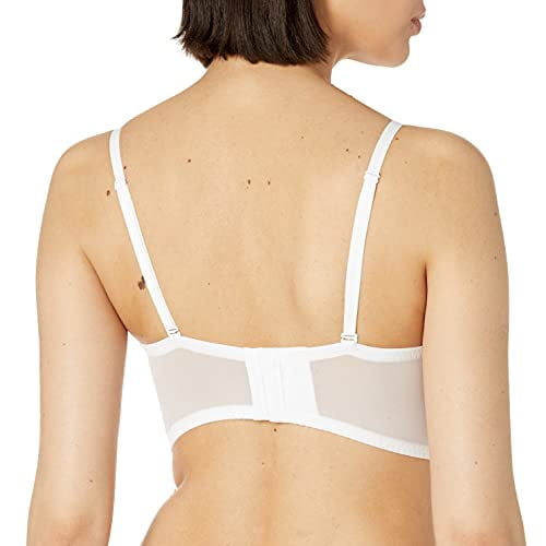 Maidenform Womens Casual Comfort Convertible Wirefree Bralette, 38C, White  