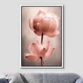 thumbnail image 2 of wall26 Framed Canvas Wall Art - Closeup of Lotus Flower - Gallery Wrap Modern Home Art | Ready to Hang - 16"x24" White, 2 of 5