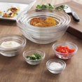 thumbnail image 2 of Duralex Lys Stackable Clear Glass Bowl 20 cm Set of 6, 2 of 4