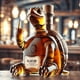 thumbnail image 2 of Personalized Whiskey Glass, Decanter Whiskey, Novelty Handmade Glass Wine Bottle Funny Animal-Themed Barware, Gifts For owl Lovers And Handmade( 300ml), 2 of 5