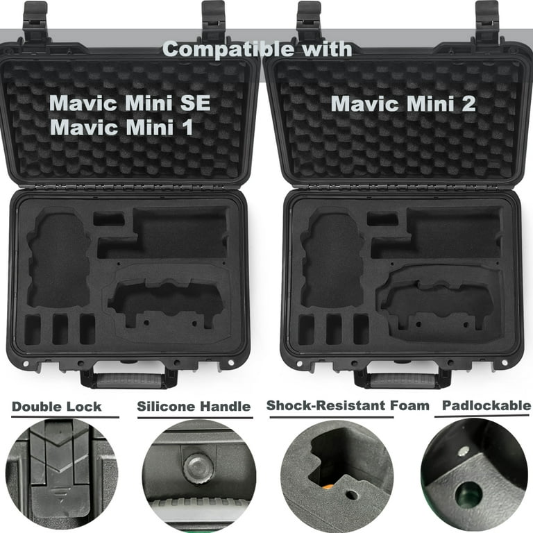 DJFEI Étui de Transport pour DJI Mavic Mini 2, Sac De Rangement Valise  étanche à Double Protection Antichoc pour DJI Mavic Mini 2 Drone et  Accessoires (Bleu) : : Jeux et Jouets