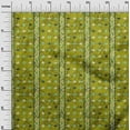 thumbnail image 2 of oneOone Cotton Jersey Olive Drab Fabric Stripe & Texture Sewing Fabric By The Yard Printed Diy Clothing Sewing Supplies 58 Inch Wide, 2 of 4