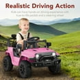 thumbnail image 4 of Best Choice Products 6V Kids Ride-On Truck Car w/ Parent Remote Control, 4-Wheel Suspension, LED Lights - Pink, 4 of 8