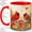 Red, variant on Autumn Cardinals Watercolor Coffee Mug, Fall Cardinal Mug, Morning Coffee Tea Cup for Home Office, Red Birds on Maple Branch with Leaves, Seasonal Nature Art, Bird Lovers Women Men