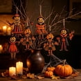 thumbnail image 2 of Vintage Halloween Party Decoration Halloween Wood Sign intage Halloween Wall Door Hanging Decoration for Window Fireplace Mantel 6pcs, 2 of 6
