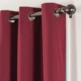 thumbnail image 5 of 2pc set window curtain panel 100% privacy 65% blackout lined bedroom drapery R64, 5 of 7