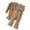 Khaki, variant on Tiijoy Big Girls Ribbed Tank Top Flared Pants Cardigan Coat 3Pcs Outfits, Sizes 9-10