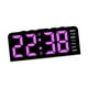 thumbnail image 5 of Reloj despertador digital con luz ambiental y ajuste de brillo versátil de 12/24 horas Rosa, 5 of 9