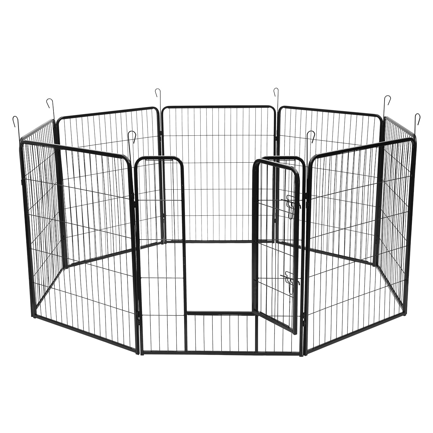 Lowestbest 40" Pet Playpens for Dogs, Foldable Metal Puppy Playpen, Pet Exercise Pen for Small / Large Dogs, 8 Panel Metal Exercise Yard Play Pen for Puppy Lowestbest 40" Pet Playpens for Dogs, Foldable Metal Puppy Playpen, Pet Exercise Pen for Small / Large Dogs, 8 Panel Metal Exercise Yard Play Pen for Puppy